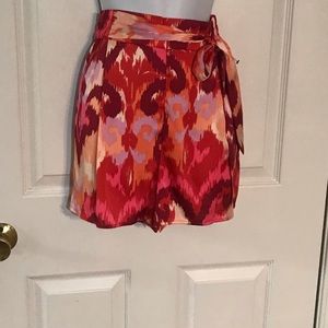 Bar lll Satin like shorts size medium length 18 waist 34 it’s brand new no tag